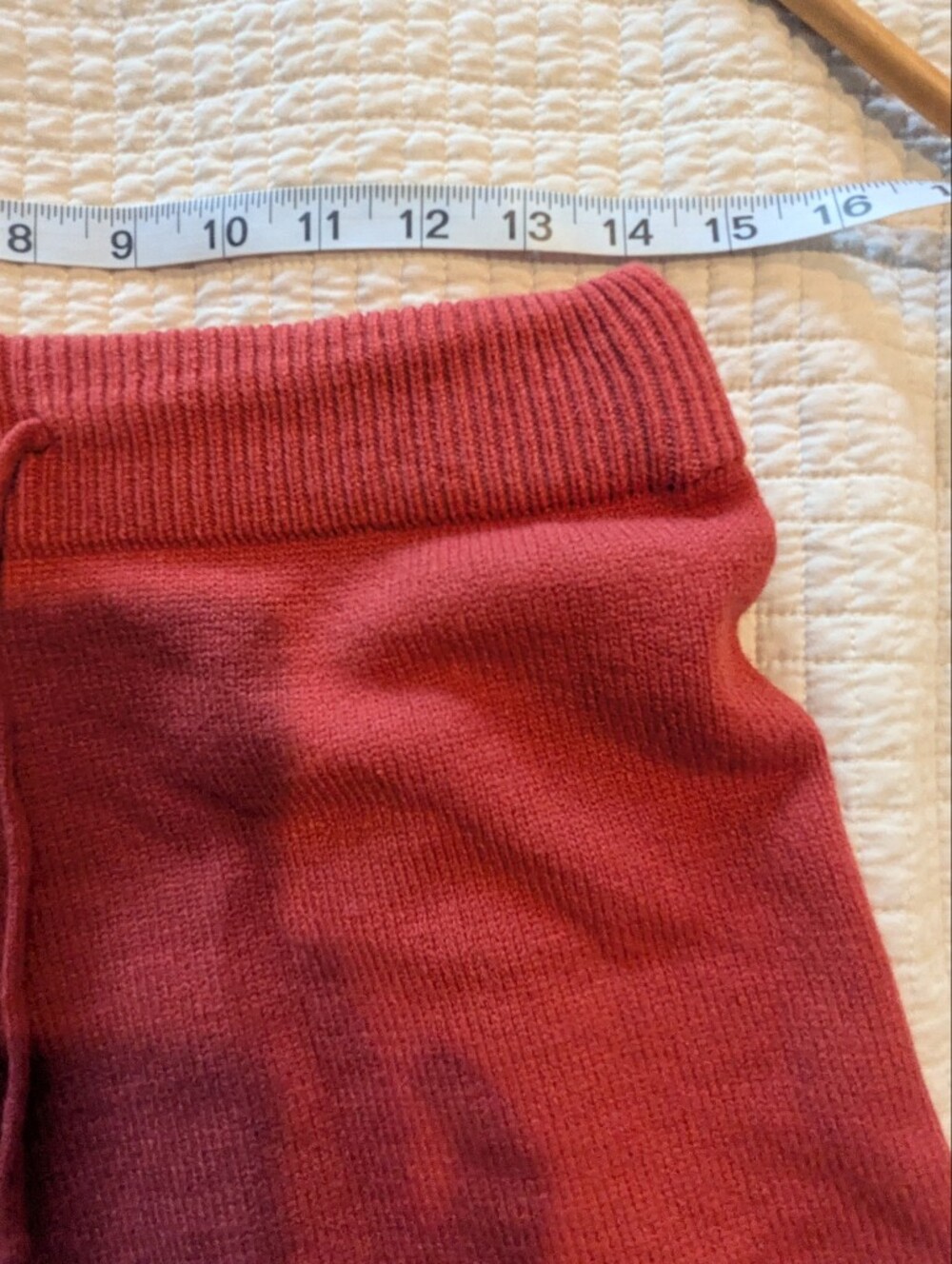 BLUIVY Knit Drawstring Shorts In Spice Large - Picture 7 of 8